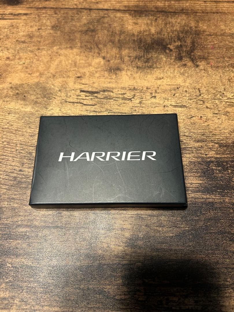 HARRIER black leather card case