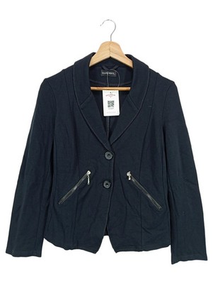 LAURA KENT Blazer Damen Elegant Business Schwarz Gr. 40/L Langarm Viskose