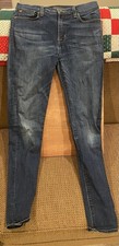 Hudson Natalie Midrise Super Skinny SIZE 27 Blue Jeans