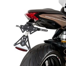 BARRACUDA PORTATARGA ALLUMINIO REGOLABILE MV AGUSTA BRUTALE 675-800 2012-2015
