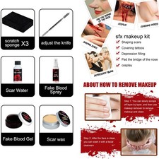 Unisex Halloween Makeup Kit Terrifying Special Effects Makeup Carnival Party