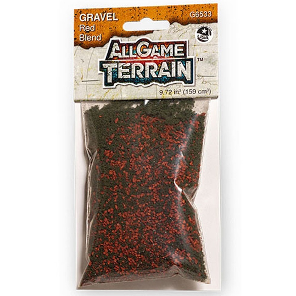 All Game Terrain Red Blend Gravel Wargaming Scenery 159cm³ Diorama Model Railway