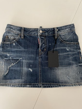 Dsquared2 Damen Denim Minirock kurz blau/lila...