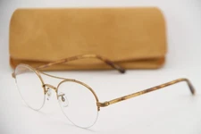 NEW GARRETT LEIGHT CALIFORNIA MANCHESTER BG-FET GOLD AUTHENTIC EYEGLASSES 48-20