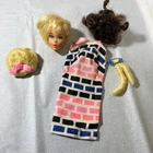 Vintage Barbie 1967 Mod Print Aplenty Dress #1686 Dark Variation Mattel