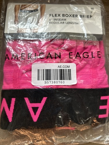 HERREN AMERICAN EAGLE Pink FLEX BOXERSHORTS M - Bild 2 von 3