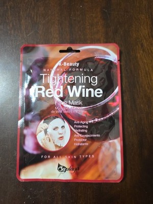 Tightening Red Wine Daily Mask Sheet - Saplaya Skincare
