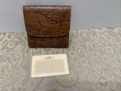 PATRICIA NASH ASTRA SIGNATURE MAP RIOT RUST  MULTI COLOR WALLET - NWOT