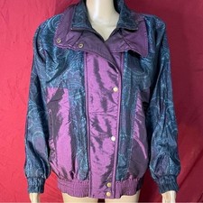 Vintage 80s/90s Lavon by Cheerful Corp Windbreaker Track Jacket Women s Small