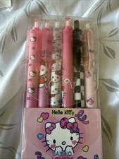 Design Hello Kitty Black Gel Ink Pens Set Of 6