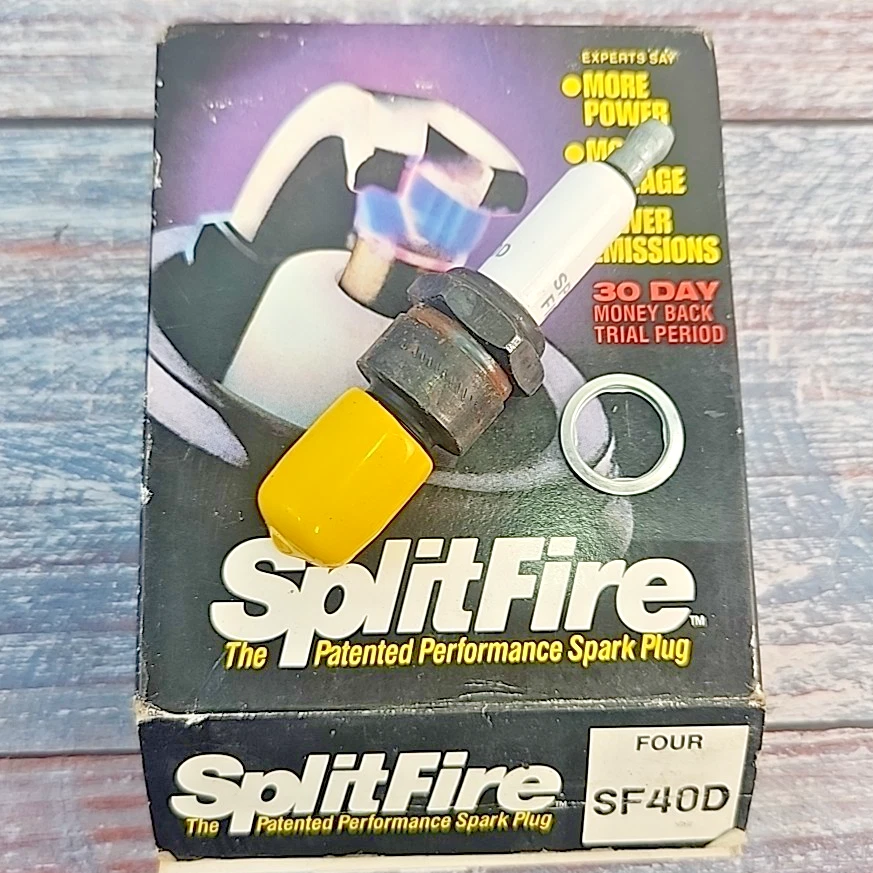 4x Splitfire SF40D For Spider Vanagon Transporter Encore Copper Spark Plugs NOS - Image 4 of 4
