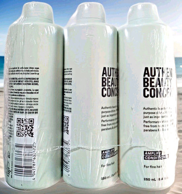 Authentic Beauty Concept  Honest Clean Vegan Amplify Conditioner 8.4 fl oz 3 Lot