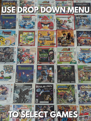 Nintendo 3DS Games – Pick Your Game – Tested – Authentic OEM