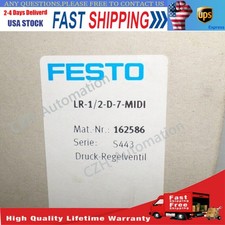 US FREE TAX New FESTO LR-1/2-D-7-MIDI 162586 Pressure Regulator