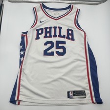 Ben Simmons Philadelphia 76ers NBA White Jersey Men  s Size 48 Large Nike READ 