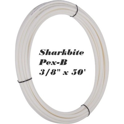 Sharkbite 3/8'' X 50' White Polyethylene Pex Coil Tubing