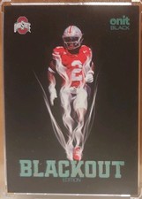 2025 Onit Athlete, Caleb Downs, Black Series GREEN Blackout 1/5Ohio State/Dallas