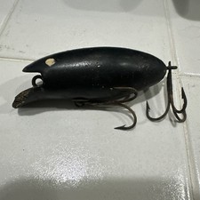Jacks Old Black Joe Fishing Lure Vintage Wood Fishing Lure Made In USA