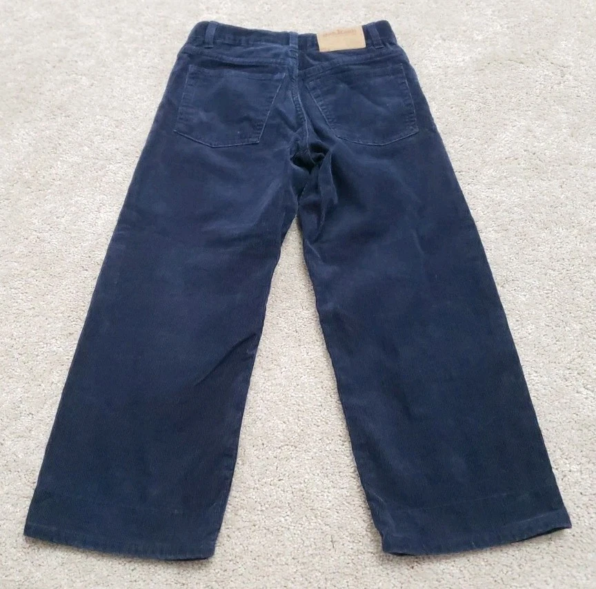 Pantalones OshKosh Azul Marino Pana Niños Niños Talla 7x Cintura Ajustable Foto 2 de 4