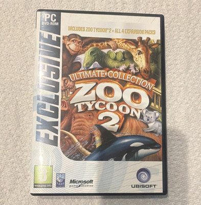 Zoo Tycoon 2: Ultimate Collection PC DVD-ROM 3 Disc 