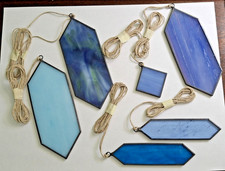 6 Geometric Stained Glass Suncatchers
