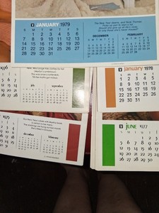 Playboy Playmate Calendars Lot 1970 to 1979  Missing 1