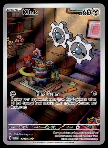 Klink Holofoil 139/086 SV: Black Bolt NM