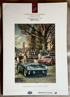2005 Concorso d'Eleganza Villa d'Este Program Book / New Never Opened / PB