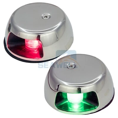 2X LED Navigationslichter Bootslicht Wasserdichte Marine Positionslampe 2NM 12V