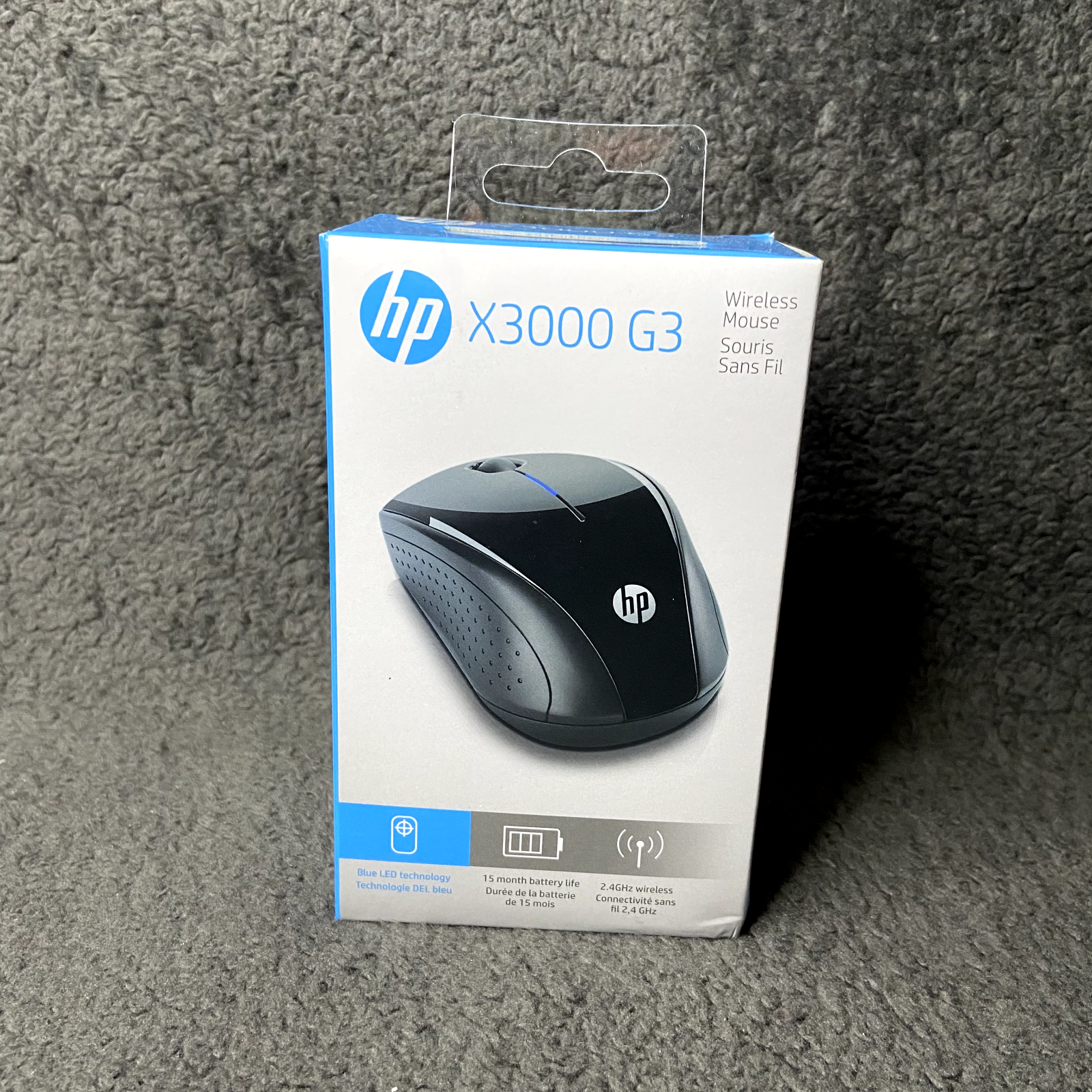 HP X3000 G3 Wireless Mouse Black NEW SEALED