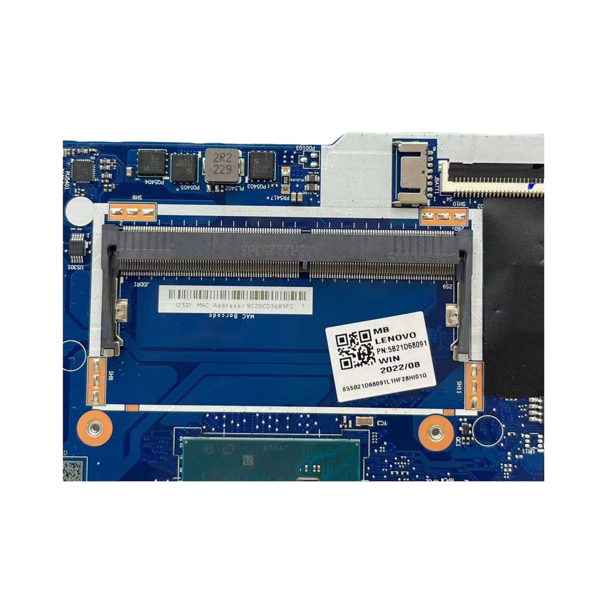 5B21D68091 Lenovo Ideapad 1 15IJL7 Laptop Motherboard N6000-CPU 4G
