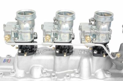 Stromberg 97 6 duece carburetor fuel line block Hemi 327 Chevy Nailhead cadillac
