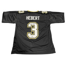 Bobby Hebert Signed New Orleans Saints Custom Jersey Beckett Witness BAS COA