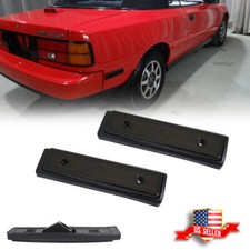 2x Smoked Rear Bumper Side Marker Light Lens For 1986-1989 Toyota Celica Gt Gts 2x Smoked Rear Bumper Side Marker Light Lens For 1986-1989 Toyota Celica Gt Gts