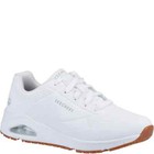 SKETCHERS Work Ladies Lace Up Memory Foam Slip-Resistant Work Safety Shoe-UK 3-8