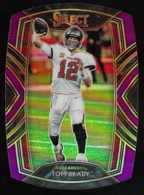 2020 Select Purple Club Level Diecut Tom Brady Patriots