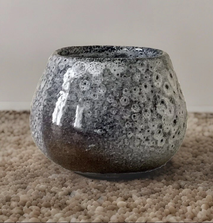 Vase vide poche vintage forme libre céramique Vallauris signé VY Midcentury 50's - Photo 4/4