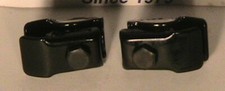 1928-1931 Model A Ford Headlight Bar Front License Plate Clamp Set