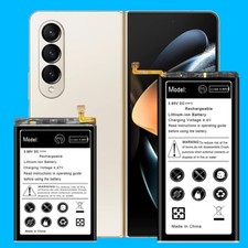 Long Life 2160mAh Main 2440mAh Sub Battery f Samsung Galaxy Z Fold 4 SM-F936U