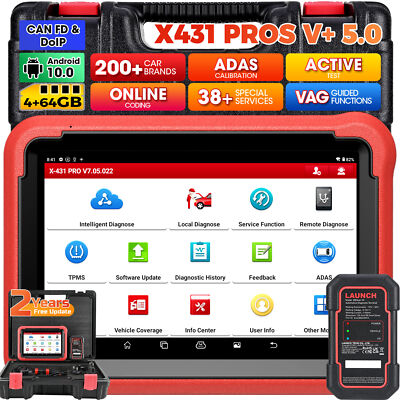 2025 LAUNCH X431 PROS V+ PRO 5 Profi OBD2 Diagnosegerät ALLE SYSTEM Key Programm