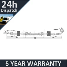 Fits Suzuki Vitara X-90 1.6 1.9 D 2.0 TD Purevue Front Left Brake Hose