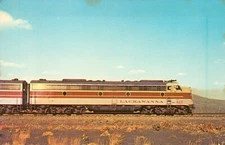 Lackawanna 817 Postcard Electro-Motive Locomotive Model E8A built 1951 Stamped N
