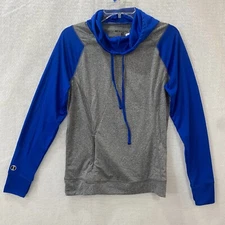 Holloway Hoodie Woman's M  Gray Dry-Excel Performance Polyester Knit Pullover