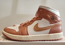 Nike Air Jordan 1 Mid SE Red Stardust Pink FB9892-670 Women's 12 / Men's 10.5