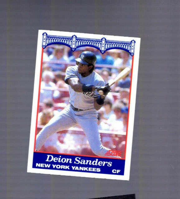 Deion Sanders 1991 Upper Deck 352 MLB New York Yankees eBay