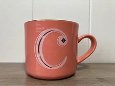 OpalHouse Coffee Mug Cup Peach Pink Monogram Initial C