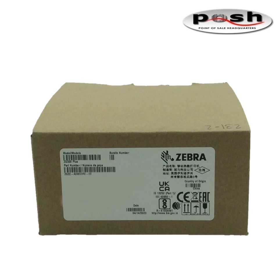 NEW - Zebra ZQ320 Plus Mobile Printer - ZQ32-A0W03R0-00 (WiFi & Bluetooth) - Image 3 of 4