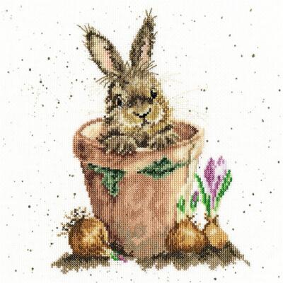 Bothy Threads Kreuzstich-Set ''Der Blumentopf'', 26x26cm, XHD76, Zählmuster