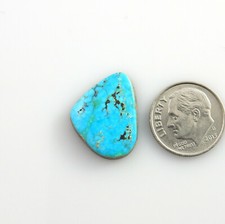 Natural Single Morenci Turquoise Cabochon Gemstone sm165
