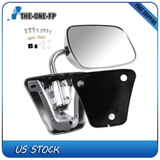 Left Right Chrome Side View Mirror For Chevrolet C10 C20 K10 Blazer 1973-1991 Left Right Chrome Side View Mirror For Chevrolet C10 C20 K10 Blazer 1973-1991